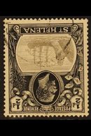 1922-37 'TORN FLAG' WITH INVERTED WATERMARK VARIETY. ½d Grey & Black WATERMARK INVERTED With TORN FLAG Variety, SG 97gw  - Sint-Helena