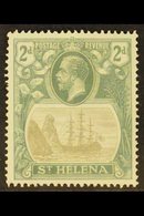 1922-37 2d Grey And Slate With BROKEN MAINMAST, SG 100a, Very Fine Mint. For More Images, Please Visit Http://www.sandaf - Sainte-Hélène