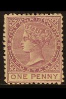 1871 1d Magenta, Watermark Inverted, SG 2w, Fine Mint. For More Images, Please Visit Http://www.sandafayre.com/itemdetai - St.Christopher-Nevis-Anguilla (...-1980)