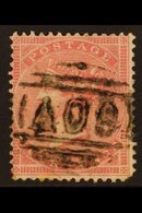 GB USED IN: 1857 4d Rose, SG Z3, With Fine Upright "A09" Cancel, Lower Right Corner Perf Pulled. For More Images, Please - St.Christopher, Nevis En Anguilla (...-1980)
