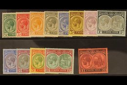 1920-22 Complete Set, SG 24/36, Very Fine Mint. (13) For More Images, Please Visit Http://www.sandafayre.com/itemdetails - St.Kitts En Nevis ( 1983-...)