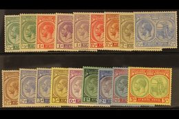 1921-29 Complete Set, SG 37/47c, Plus Listed Shades Of ½d And 1d, Fine Mint. (18) For More Images, Please Visit Http://w - St.Kitts En Nevis ( 1983-...)