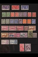 1937-51 COMPLETE USED COLLECTION. A Complete Used Collection That Includes Most Listed Additional Perf Variants & Shades - Ste Lucie (...-1978)