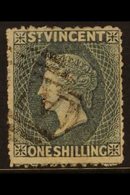 1862 1s Slate Grey, Perf 11 To 12½ X 14 To 16, SG 11, Very Fine Used With Bright Colour. For More Images, Please Visit H - St.Vincent (...-1979)