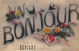 55-REVIGNY- UN BONJOUR - Revigny Sur Ornain