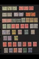 1908-31 USED ASSEMBLY. A Useful, Used Selection With Some Shade & Postmark Interest, Presented On A Stock Page & Include - Salomonen (...-1978)