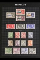 1935-51 VERY FINE CDS USED COLLECTION Incl. 1935 Jubilee Set, 1938 King To Left Set, 1942 Set, 1951 Surcharges Set Etc.  - Somaliland (Protectoraat ...-1959)