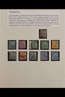 GRIQUALAND WEST 1877-78 Small Collection Of Used Stamps Incl Large Overprints With SG 7f, 8f, 9a & D, 10f, 13b, Also 5 S - Ohne Zuordnung