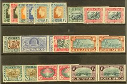 1937-9 Commem. Sets Incl. Coronation, Voortrekker Memorial Fund & Commemoration Sets Plus 1939 Huguenots Set, SG 71/5, 7 - Zonder Classificatie