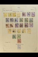 1874 ALLEGORY OF JUSTICE Mint And Used Collection On An Album Page, Mostly Used And Which Includes 2c Yellow X4, 5c Mauv - Sonstige & Ohne Zuordnung