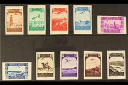 MOROCCO 1938 Airs IMPERFORATE Set Complete, As SG 203/212 (Edifil 186/195), Never Hinged Mint (10 Stamps) For More Image - Other & Unclassified