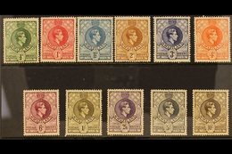1938-54 KGVI Definitives Complete "basic" Set, SG 28/38a, Never Hinged Mint. (11 Stamps) For More Images, Please Visit H - Swasiland (...-1967)