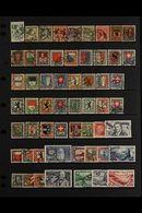 1913-31 PRO JUVENTUTE USED COLLECTION Neatly Presented On A Stock Page & includes 1913 5c+5c, 1916 5c & 10c, 1917 Set, 1 - Otros & Sin Clasificación