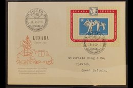 1951 LUNABA Exhibition Miniature Sheet (Michel Block 14, SG MS531a) Superb Used On Illustrated First Day Cover, Very Fre - Sonstige & Ohne Zuordnung