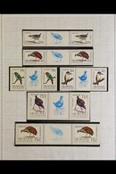 NIUAFO'OU 1983 Birds Definitives Complete Set, SG 27/41, In Never Hinged Mint Gutter Pairs. Lovely! (15 Pairs = 30 Stamp - Tonga (...-1970)
