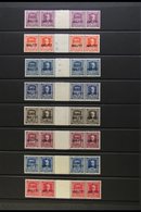 ALLIED MILITARY GOVERNMENT REVENUE STAMPS INDUSTRIAL AND COMMERCIAL TAX STAMPS Set To 100L In Never Hinged Mint GUTTER S - Altri & Non Classificati