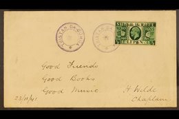 1935 RARE SILVER JUBILEE COVER In 1935 Several Copies Of The ½d And 1d George V Silver Jubilee Stamps Were Overprinted A - Tristan Da Cunha