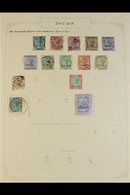 1895-1967 OLD-TIME COLLECTION Mostly Used, Presented On Album Pages, We See (all Used Unless Stated) 1895 Overprints To  - Zanzibar (...-1963)