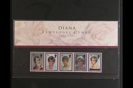 1998 Princess Diana Presentation Pack (Welsh Language) Containing SG 2021/2025 Se-tenant Strip Of Five. For More Images, - Other & Unclassified