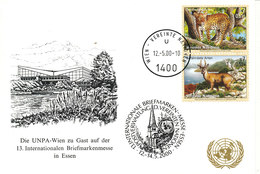 Austria UN Vienna Show Card Essen 12-14/5-2000 - Briefe U. Dokumente