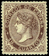 Ed. * 101 - 19 Cuartos Castaño. Precioso Ejemplar Por Su Buen Centraje Y Color Fresco. Goma Original - Used Stamps