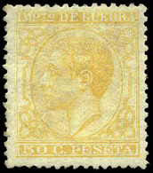 Ed. ** 189 - 50 Cts. Amarillo. Precioso Ejemplar Por Su Buen Centraje Y Color Fresco. Raro En Esta Condición. - Gebraucht