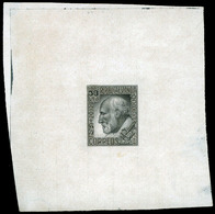 Galvez 3060 - 1934. Prueba De Punzón 30 Cts. Negro. Sin Pie Imprenta. Preciosa Y Rara Pieza - Unused Stamps