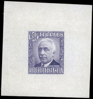 Galvez 3147 - 1934. Proyecto No Adoptado Niceto Alcalá Zamora. Prueba De Punzón 10 Ptas. Azul - Unused Stamps
