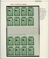 Conjunto De Variedades (Correo Normal Y Aereo) Montado En Hojas De Album, Procedente Del Archivo Waterlow - Unused Stamps