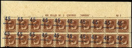 Ed. * NE28 - 1938. Blasco Ibañez. No Emitido. Bl. De 20 Ejemplares Cabecera De Pliego (Nº 3). Variedad Sobrecarga - Unused Stamps