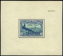 Ed. * 760 - 1938. HB Sobrecargada.Con Charnela.Preciosa Y Escasa. Cert. GRAUS.Cat.+6.500€ - Unused Stamps