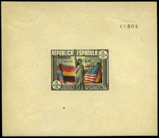 Ed. * 766 S/D - 1938. HB + 5 Ptas. S/D. Numeración 604. Preciosa Y Muy Rara Pieza S/D (sólo 100 Ejemplares) - Unused Stamps