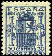 Ed. ** 801 - 1936. Color Intenso. Sin Charnela. Cert. CEM. Cat. 1.540€ - Unused Stamps