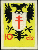 Año 1937 - Proyecto No Adoptado “pro Tuberculoso” Valor 10 Cts. Impreso En Papel 48 X 63 Mm - Unused Stamps