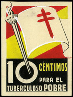 Año 1937 - Proyecto No Adoptado “para El Tuberculoso Pobre” Valor 10 Cts. Impreso En Papel 47 X 63 Mm - Nuevos