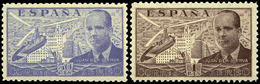 Ed. ** 883cc/4cc - 1939. Colores Cambiados Dentados. Conjunto Completo 2 Valores. Sin Charnela - Unused Stamps