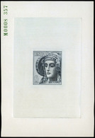 Ed. ** 1937 - Turística. Dama De Elche. Prueba De Punzón Mismo Diseño Nº 1937 Con Valor 6 Pts - Covers & Documents