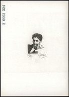 Ed. * 3549 - Federico Garcia Lorca. Prueba Artista. Tirada 50 Ejemplares, Numerada Y Firmada Por El Grabador - Cartas & Documentos