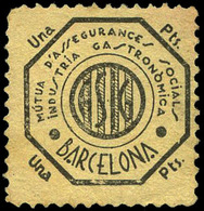 All. ** 152 - BARCELONA. “Mutua D’Assegurances Socials Industria Gastronomica” Raro - Republikeinse Uitgaven