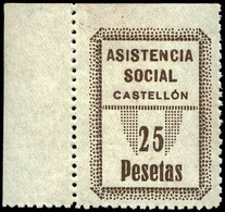 All. ** 46/9 - CASTELLÓN. “Asistencia Social” Sin Charnela. 4 Valores. Muy Raros - Emissions Républicaines