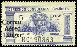 Ed. * 149 - 1929. Sellos Consulares. Variedad Sobrecarga Completamente Desplazada. No Catalogada En Esta Condición - Altri & Non Classificati