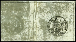 Alemany 21 - 1860. Pólizas. 40 Mils. Sello Entero Con Goma Original. Raro En Esta Condición - Revenue Stamps