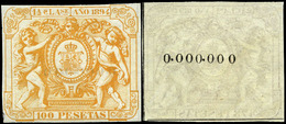 Alemany 389/401 - 1894. Pólizas. 13 Valores. Serie Completa Con Numeración 000.000 Al Dorso. Goma Original - Fiscales