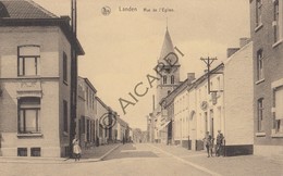 Postkaart/Carte Postale LANDEN Rue De L'Eglise  (C450) - Hoegaarden