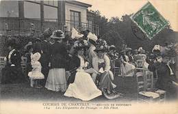60-CHANTILLY- REUNION DE PRINTEMPS - LES ELEGANTES DU PESAGE - Chantilly