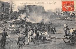 60-COMPIEGNE- ZEPPELLIN ABATTU A COMPIEGNE LE 17 MARS 1917 - Compiegne