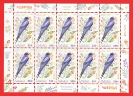 Armenien / Arménie / Armenia 2019, EUROPA Europe CEPT, National Birds, Fauna Swallow, MS - MNH - 2019