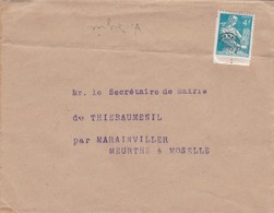 THIEBAUMENIL - MEURTHE & MOSELLE - (54) - COURRIER PREOBLITERE  POUR LA MAIRIE. - Overprinter Postcards (before 1995)