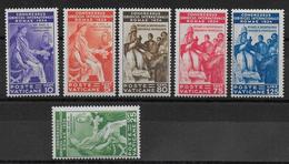 VATICAN - 1935 ANNEE COMPLETE - YVERT 66/71 ** MNH (INFIME TRACE Sur Le 68) - COTE = 925 EUR. - Neufs