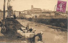 VENDEE - CHAILLE-LES-MARAIS LES LAVANDIERES. VUE GENERALE, COTE SUD 1934 - Chaille Les Marais